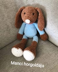 Horgolt figura