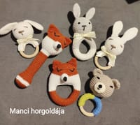 Horgolt figura