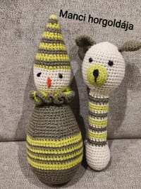 Horgolt figura