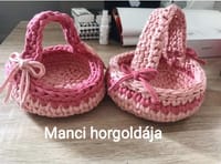 Horgolt figura