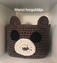 Horgolt figura