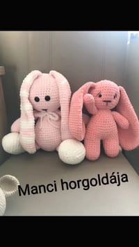 Horgolt figura