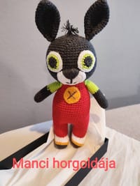 Horgolt figura