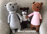 Horgolt figura