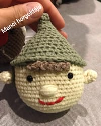 Horgolt figura