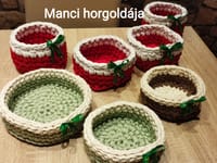 Horgolt figura