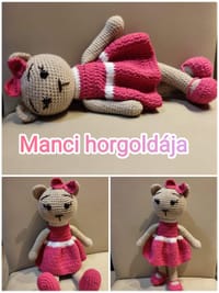 Horgolt figura