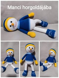 Horgolt figura