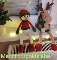 Horgolt figura