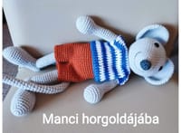 Horgolt figura