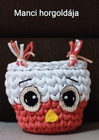 Horgolt figura