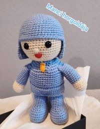 Horgolt figura