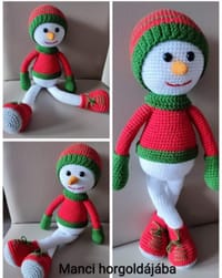 Horgolt figura