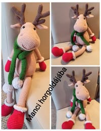 Horgolt figura