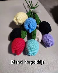 Horgolt figura